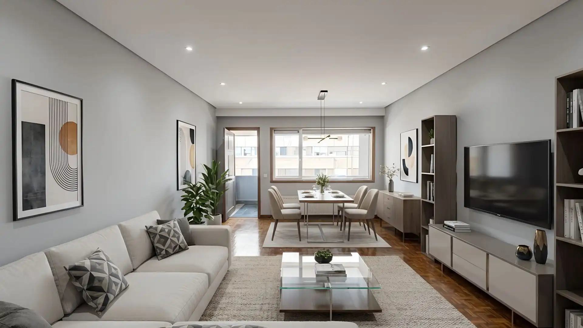 Sala de estar de Piso en venta en  Zaragoza Capital con Calefacción y Trastero