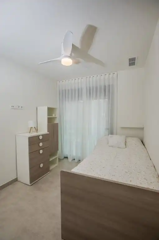 Schlafzimmer von Wohnungen zur Miete in Jávea / Xàbia mit Klimaanlage, Privatgarten und Schwimmbad