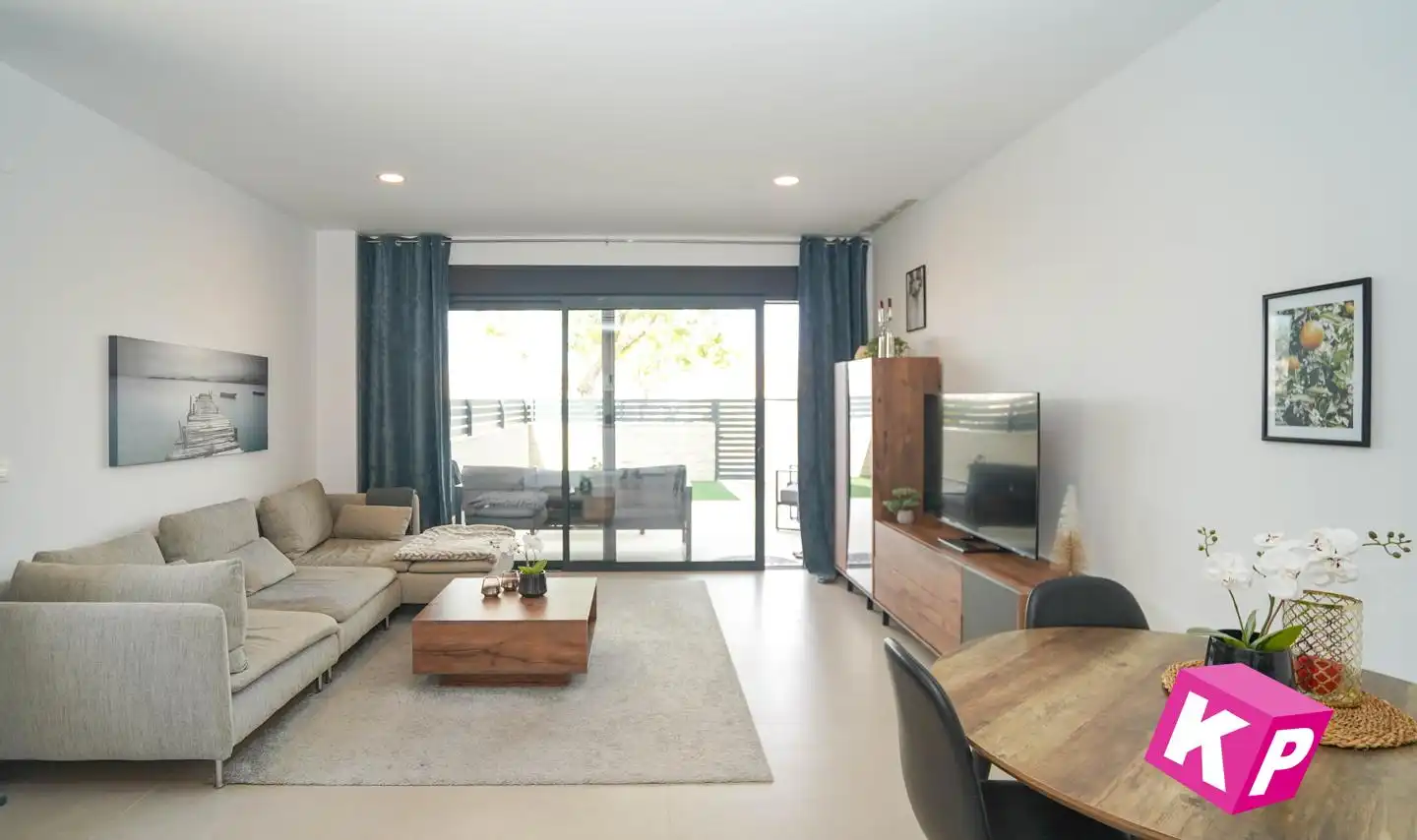 Sala de estar de Planta baja en venta en Santa Pola con Aire acondicionado, Calefacción y Terraza