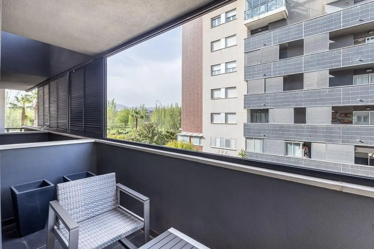 Balcony of Flat for sale in Alhendín  with Air Conditioner, Terrace and Community pool