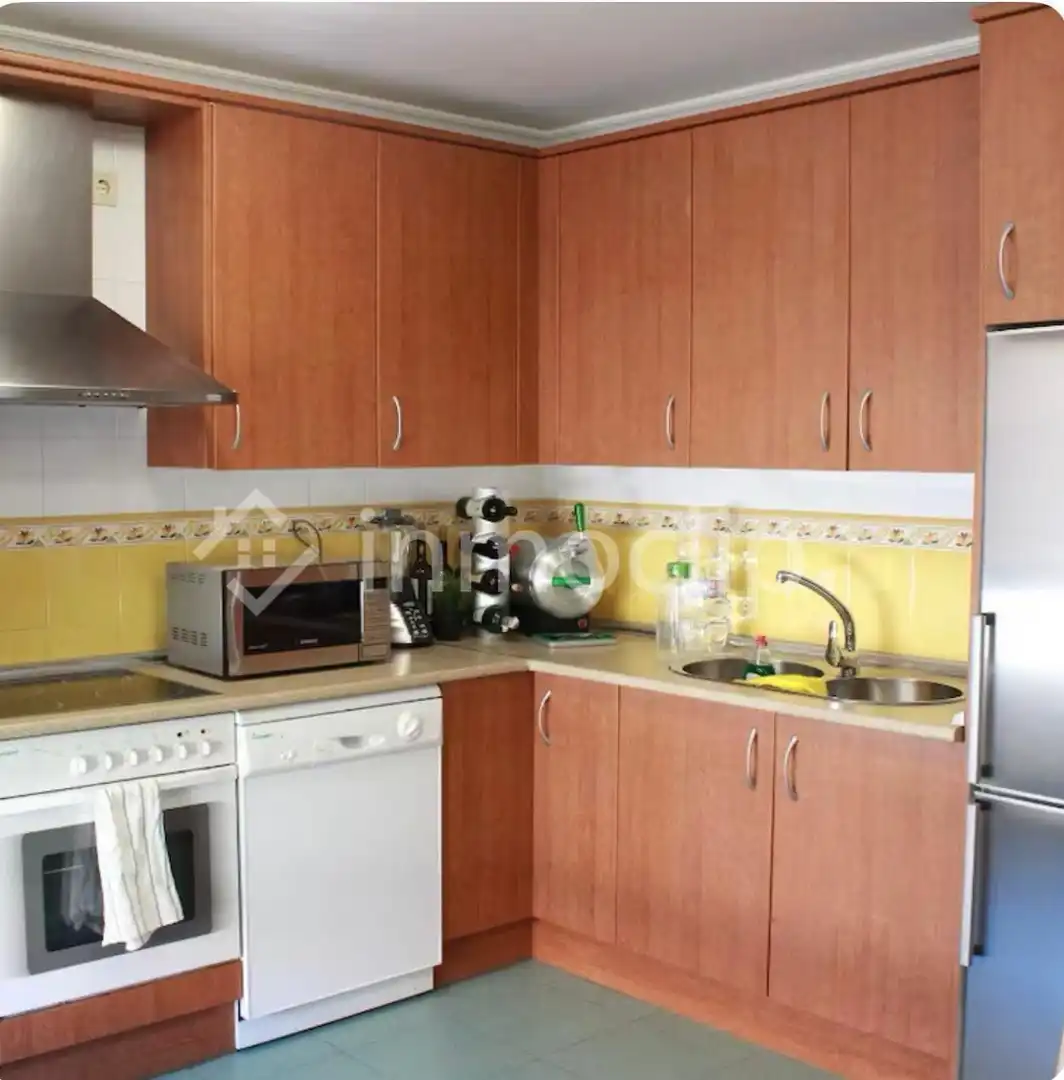 Kitchen of Flat for share in Villamayor  with Heating and Furnished
