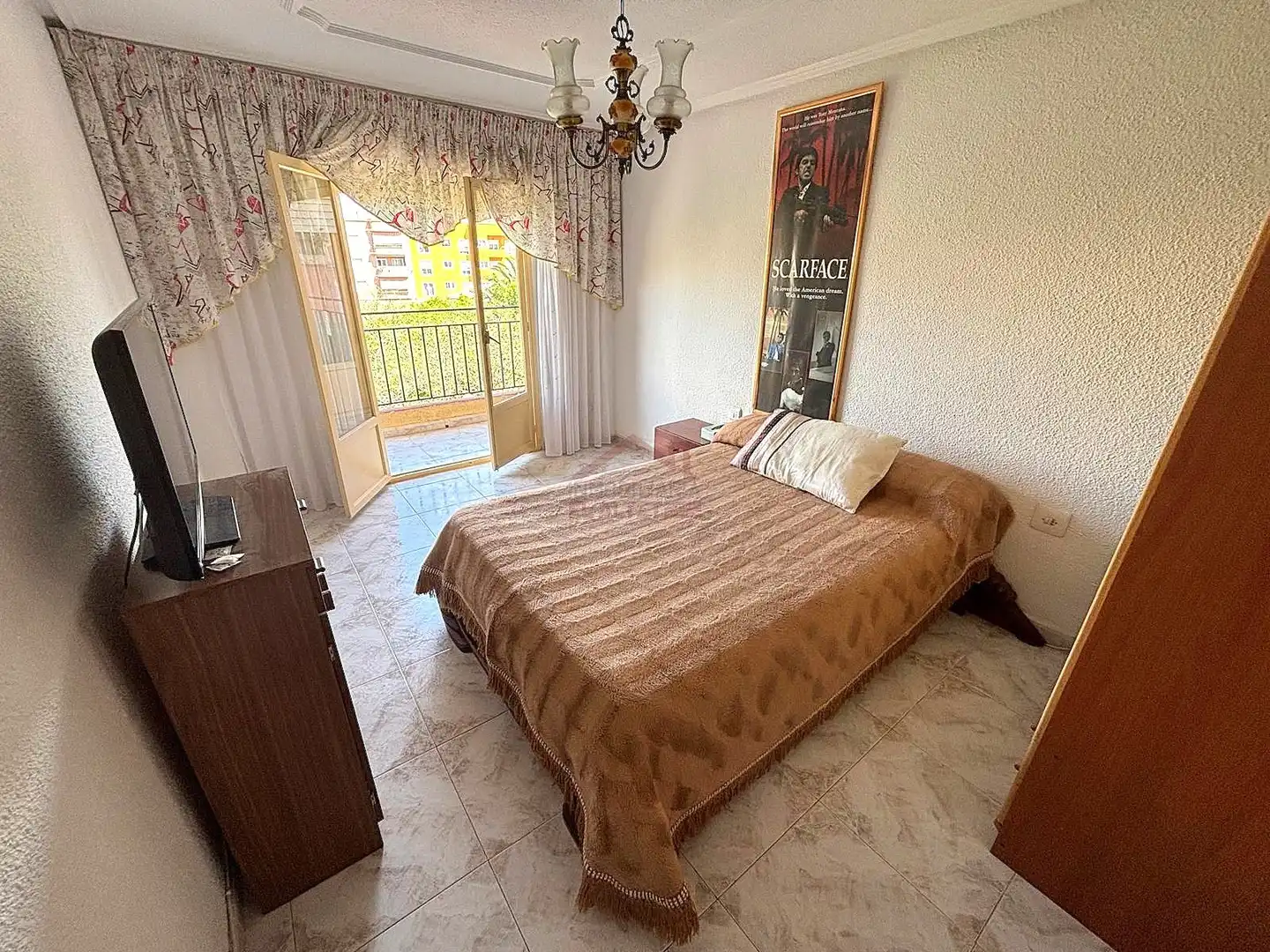 Bedroom of Flat for sale in Elche / Elx  with Furnished, Oven and Balcony