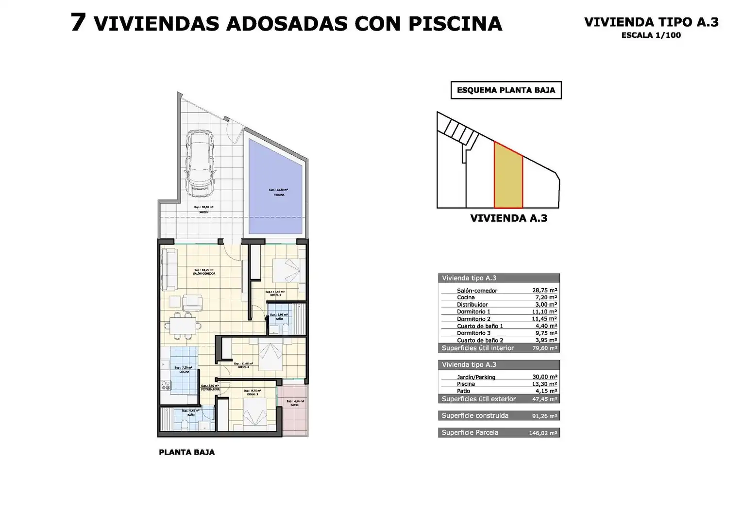 Casa o xalet en venda en Pilar de la Horadada amb Jardí privat, Terrassa i Piscina
