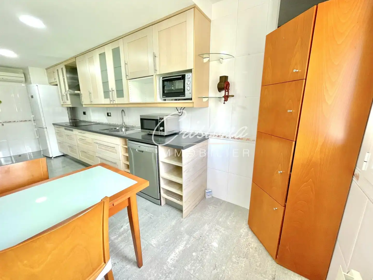 Küche von Wohnungen zum Verkauf in Girona mit Heizung, Terrasse und Alarm