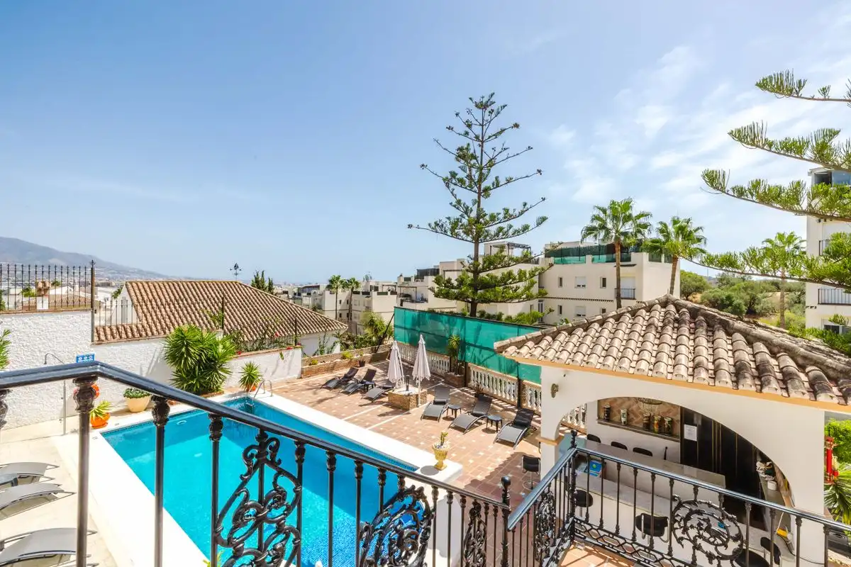Terraza de Casa o chalet en venta en Mijas con Aire acondicionado, Calefacción y Jardín privado