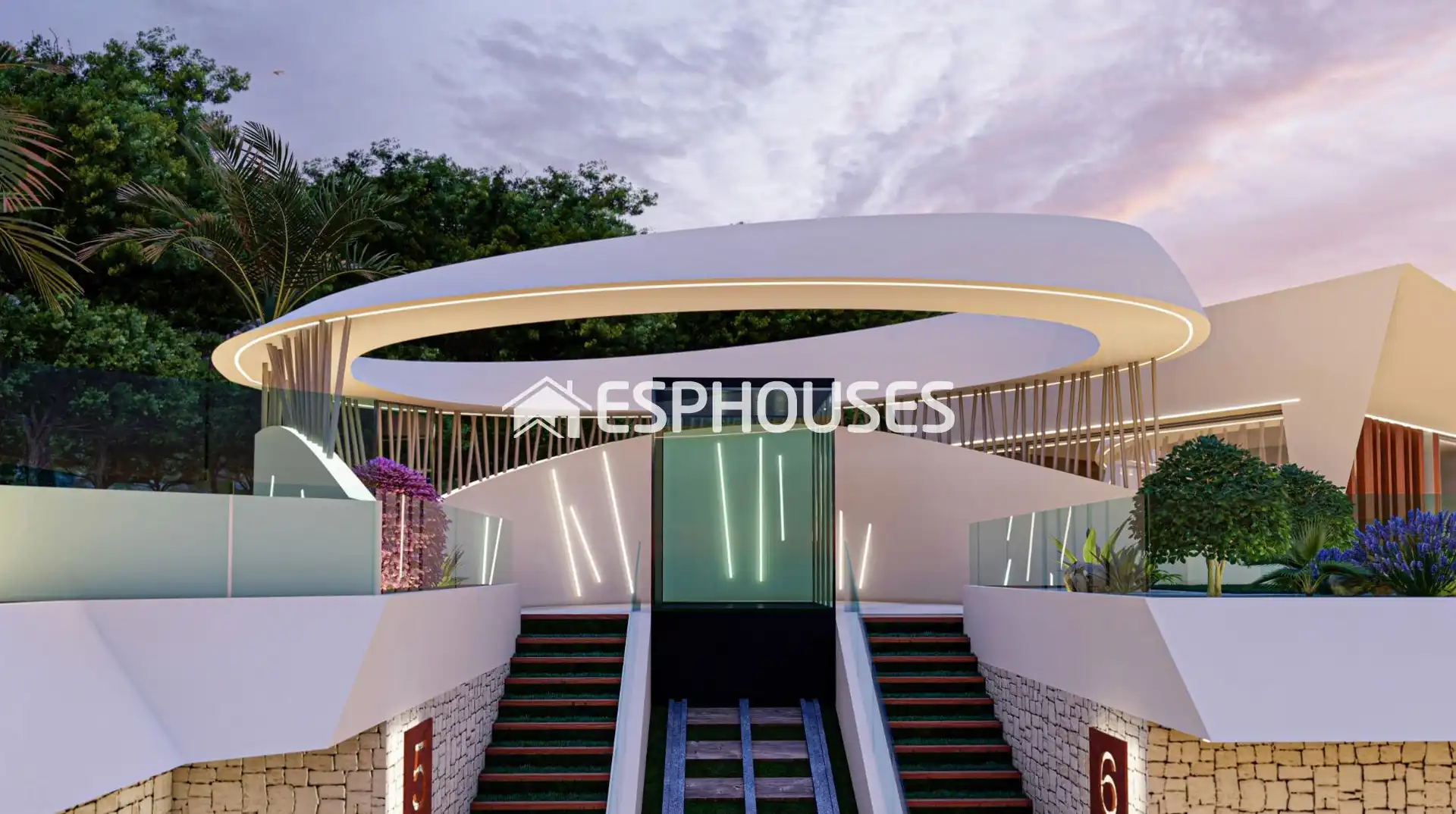 Exterior view of Flat for sale in Calpe / Calp  with Air Conditioner, Terrace and Swimming Pool
