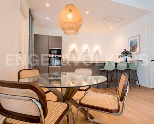 Dining room of Apartment to rent in  Barcelona Capital  with Air Conditioner, Heating and Furnished