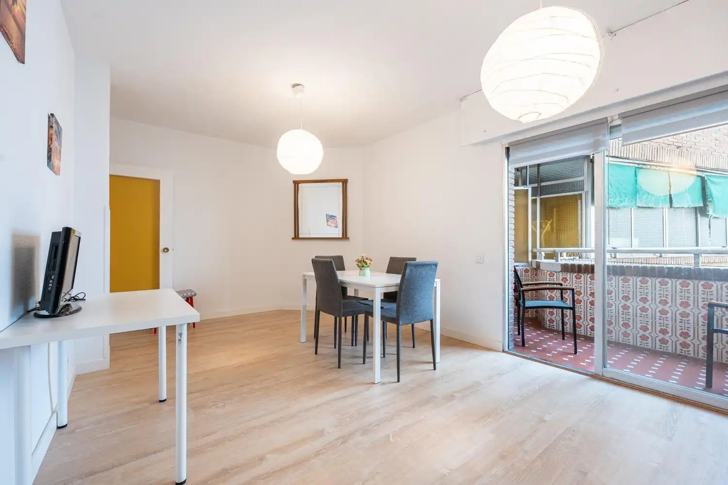 Esszimmer von Wohnung zur Miete in Madrid mit Heizung und Terrasse