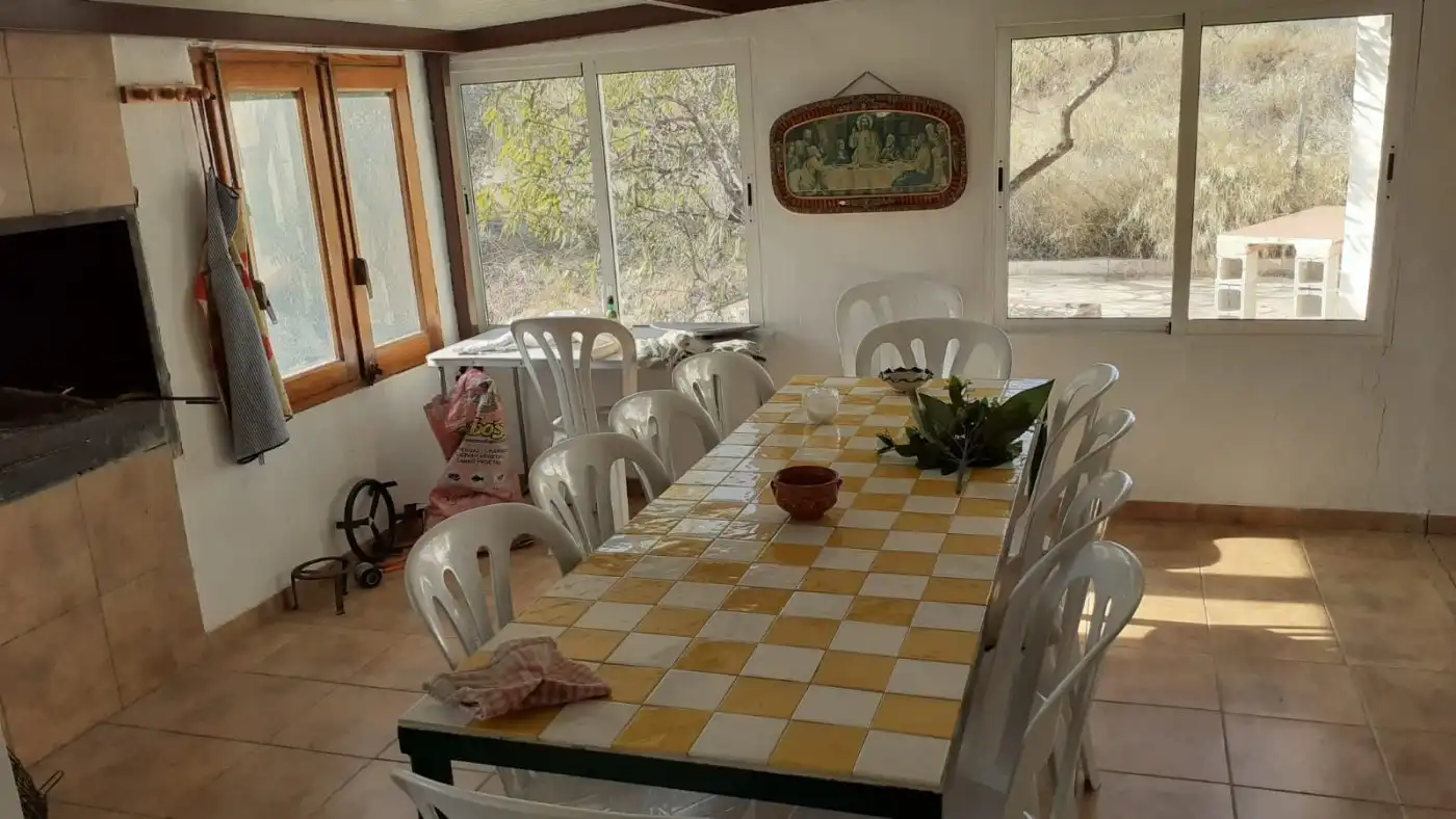 Menjador de Finca rústica en venda en Bayarque amb Traster