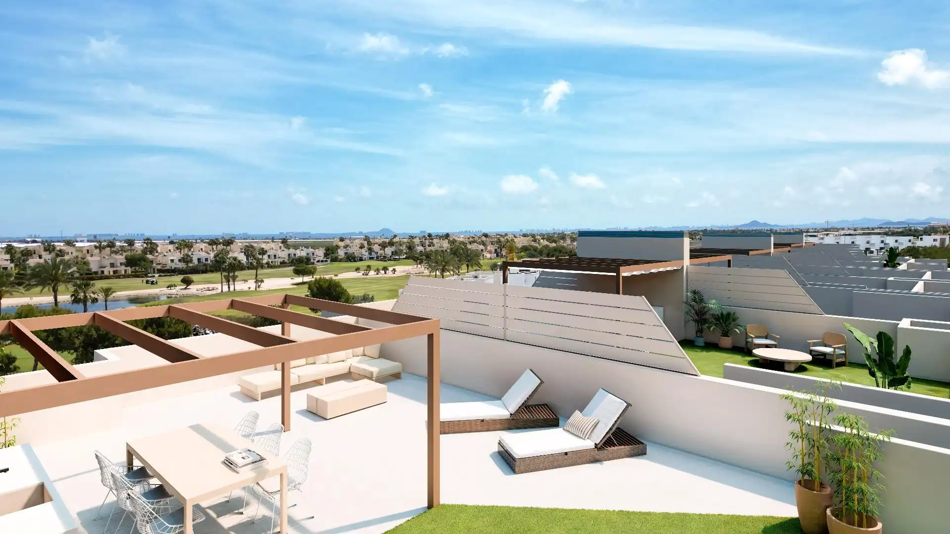 Terrassa de Casa o xalet en venda en Los Alcázares amb Aire condicionat, Jardí privat i Terrassa