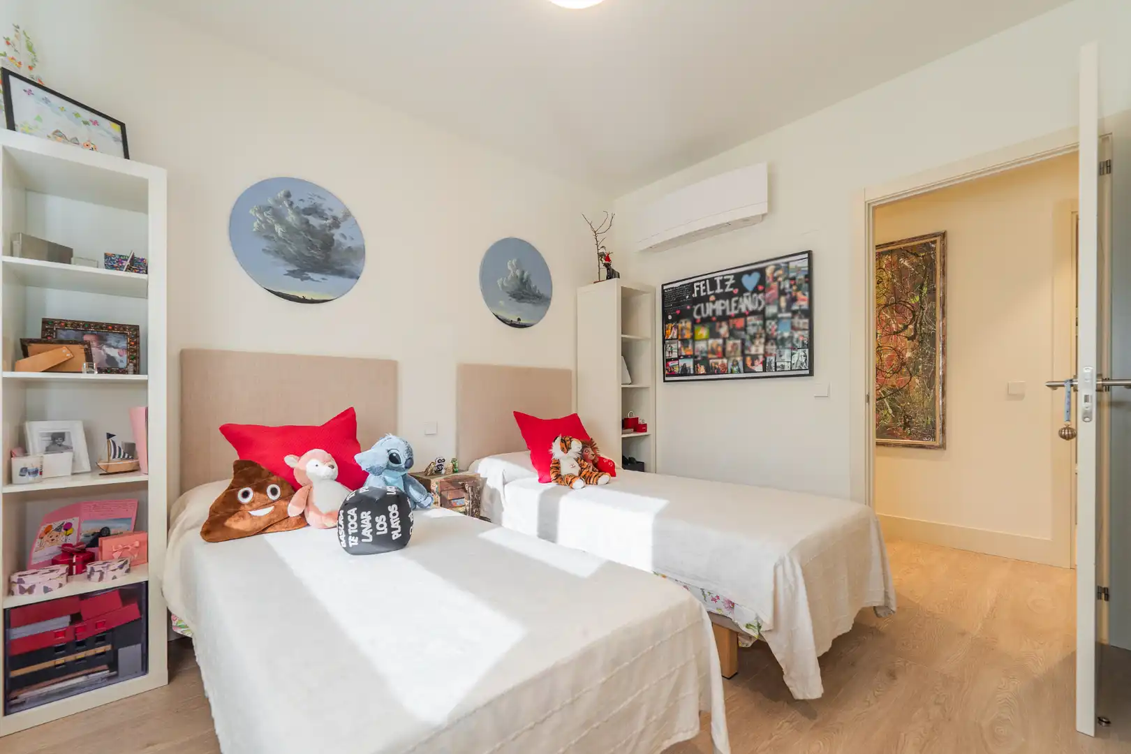 Schlafzimmer von Maisonette zum Verkauf in Fuente del Fresno mit Klimaanlage, Heizung und Abstellraum