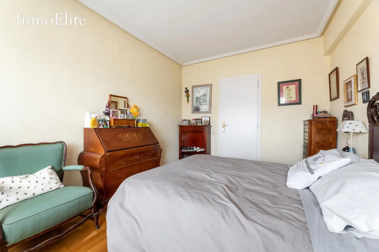 Schlafzimmer von Wohnung zum Verkauf in Madrid mit Heizung, Parkett und Terrasse