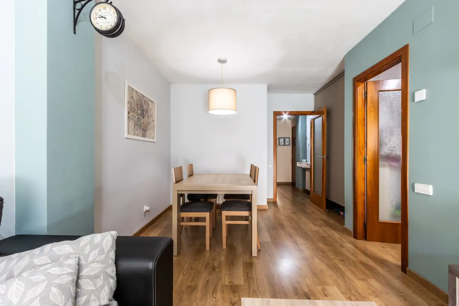 Dining room of Flat for sale in Terrassa  with Air Conditioner, Heating and Parquet flooring