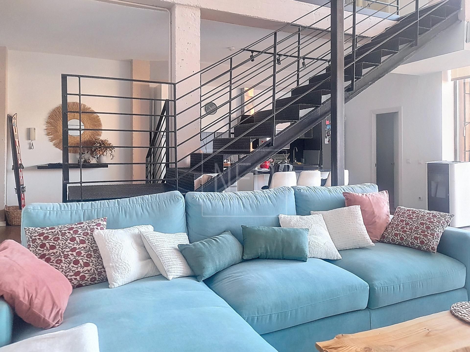 Living room of Loft for sale in Alcobendas  with Air Conditioner, Heating and Terrace