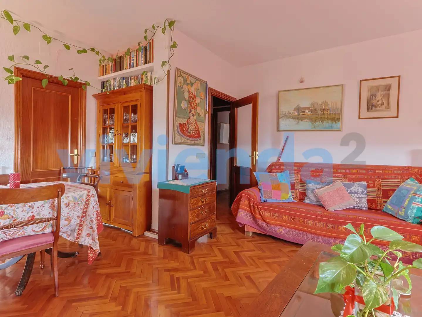 Sala d'estar de Pis en venda en Madrid amb Aire condicionat, Calefacció i Terrassa