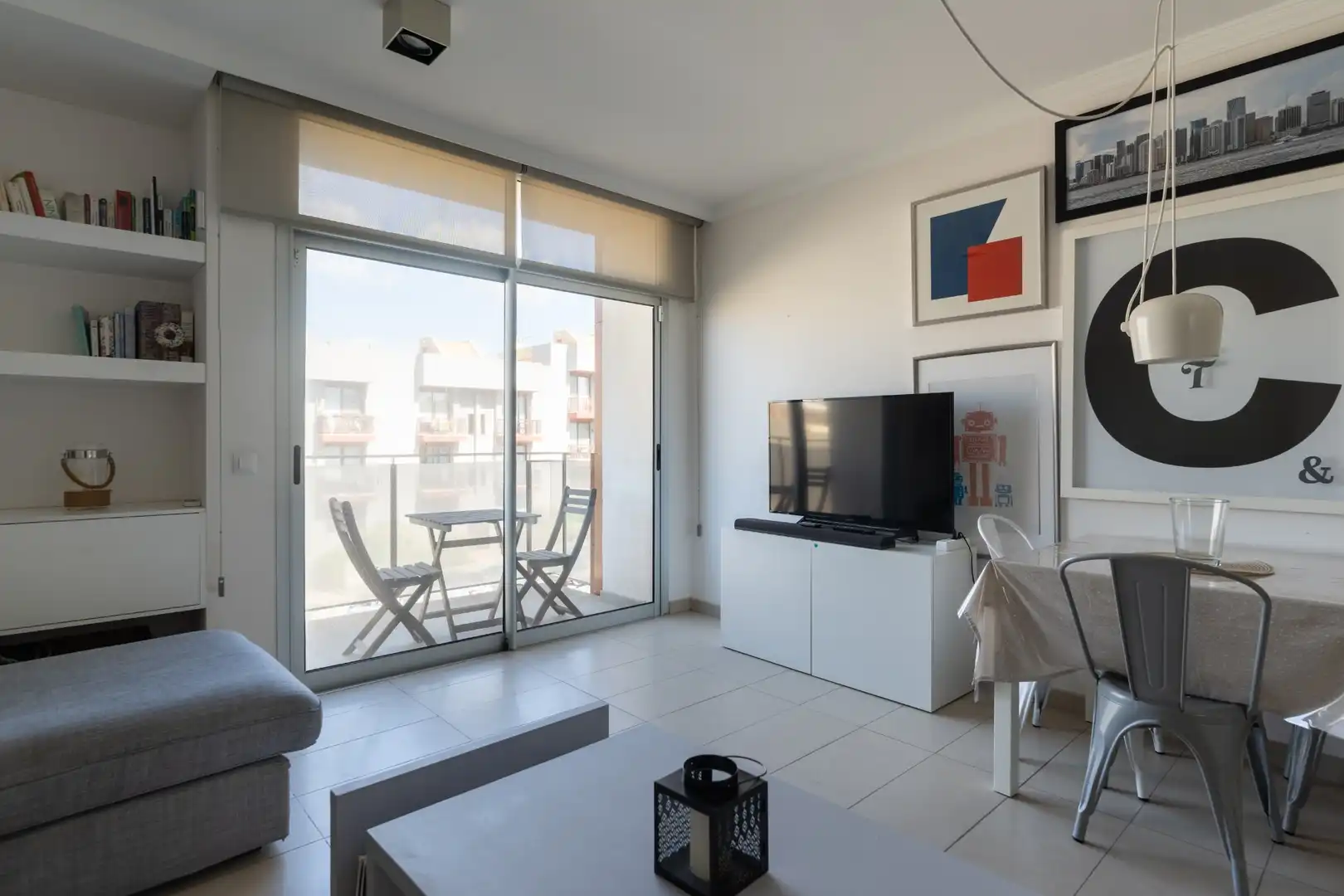 Wohnzimmer von Wohnung zur Miete in Telde mit Klimaanlage, Terrasse und Möbliert