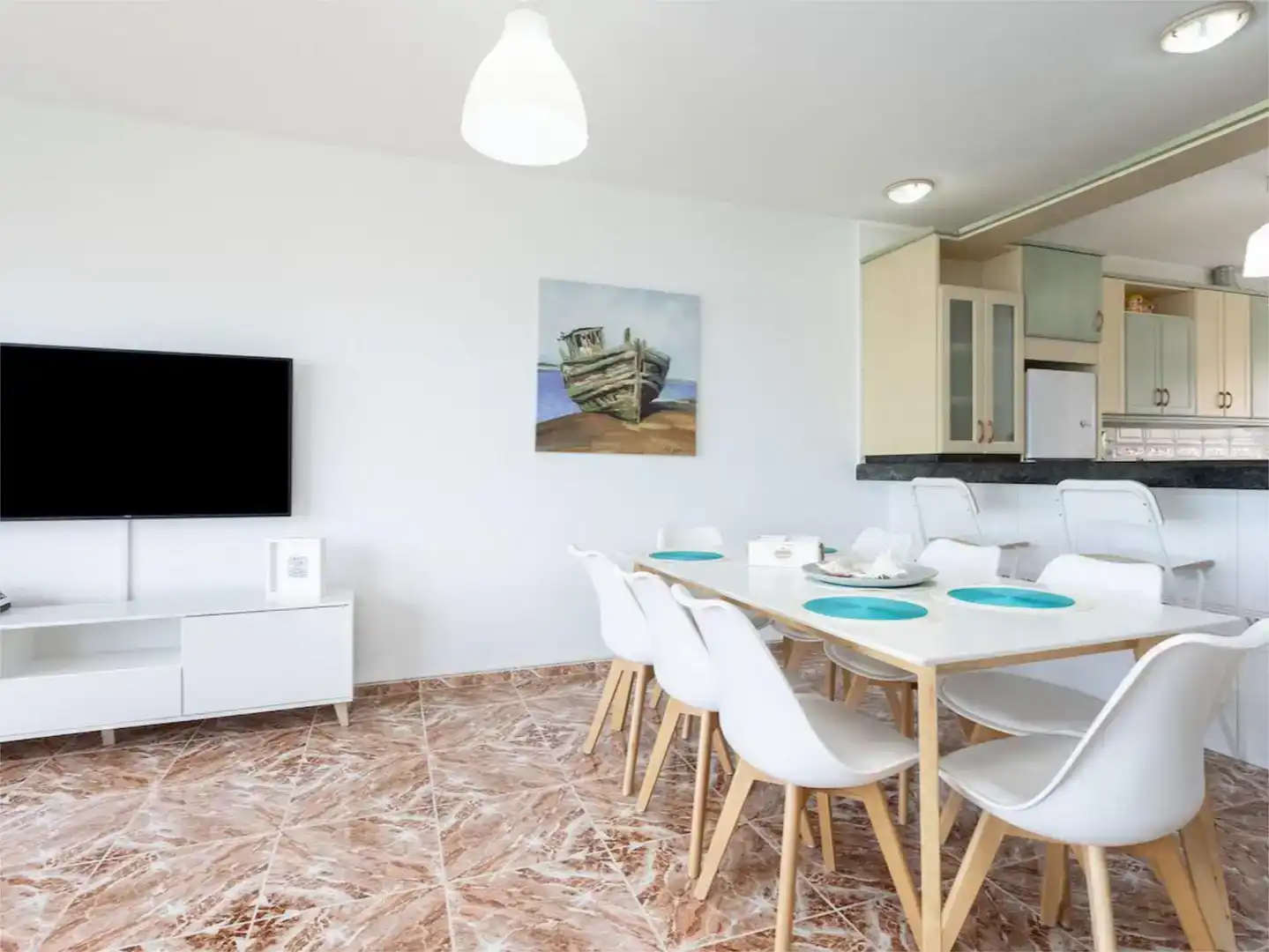 Comedor de Casa o chalet de alquiler en Güímar con Aire acondicionado, Jardín privado y Piscina
