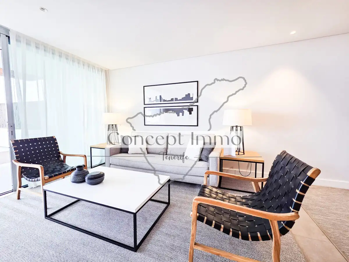 Sala de estar de Planta baja en venta en Guía de Isora con Aire acondicionado, Jardín privado y Terraza