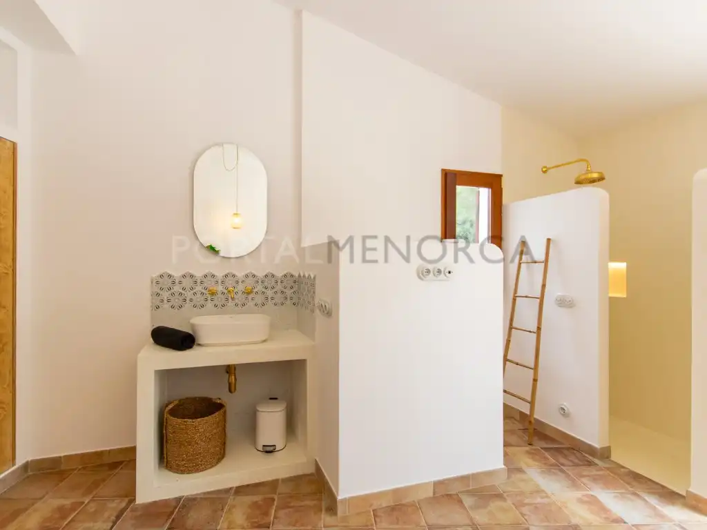Baño de Finca rústica en venta en Ferreries con Piscina