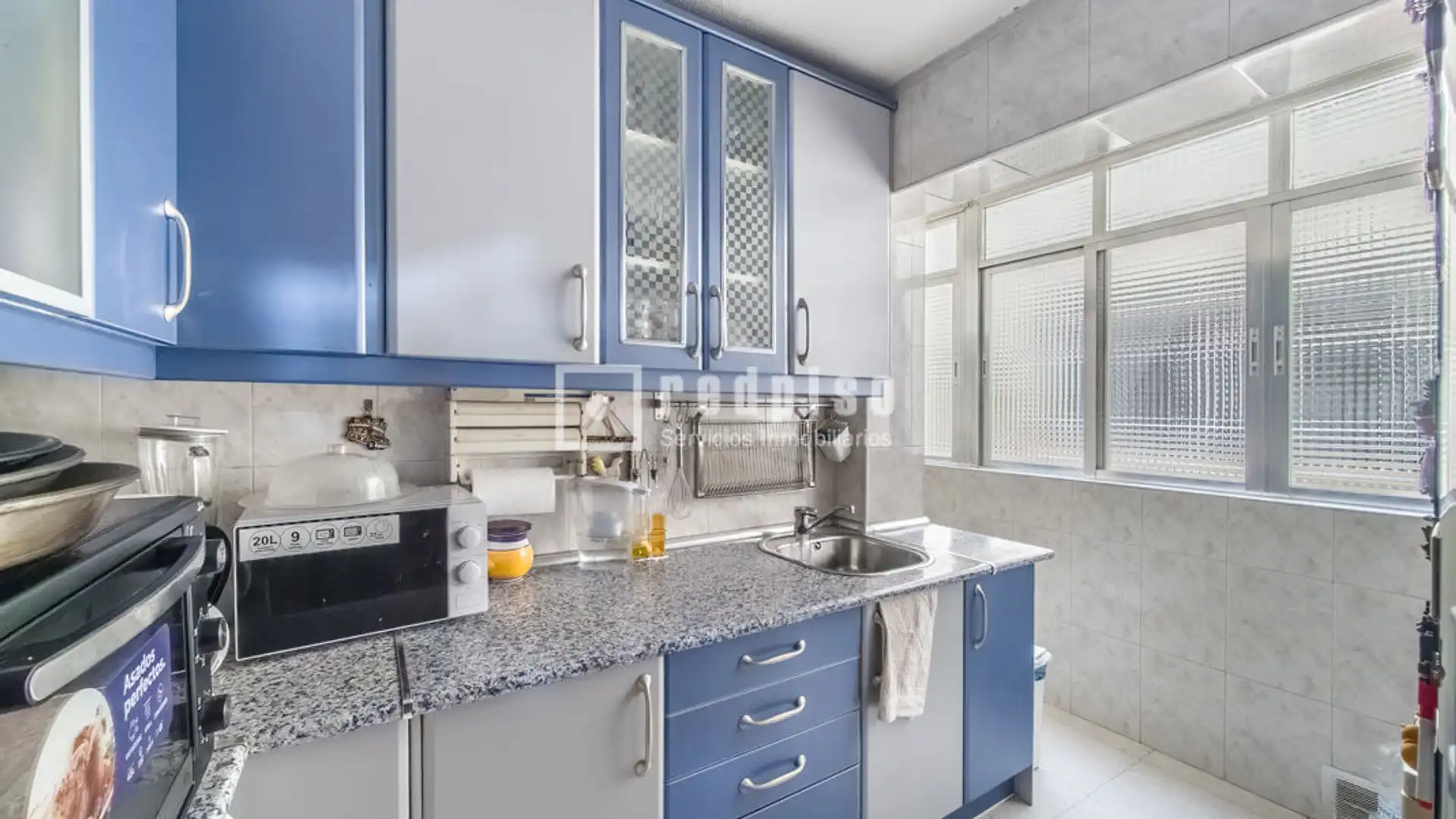 Kitchen of Flat for sale in Alcorcón  with Heating, Private garden and Terrace