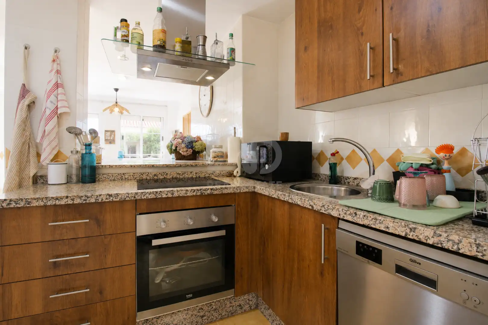 Kitchen of Flat for rent in Marbella  with Terrace and Swimming Pool