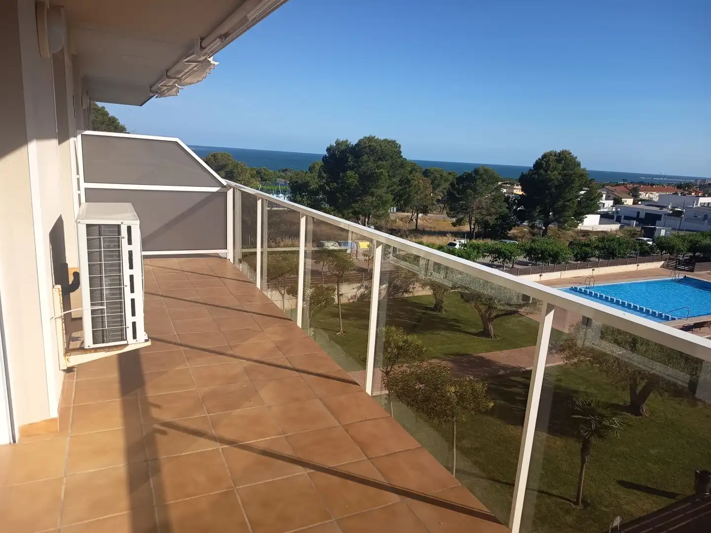Terrasse von Wohnungen zur Miete in Alcanar mit Klimaanlage, Heizung und Terrasse