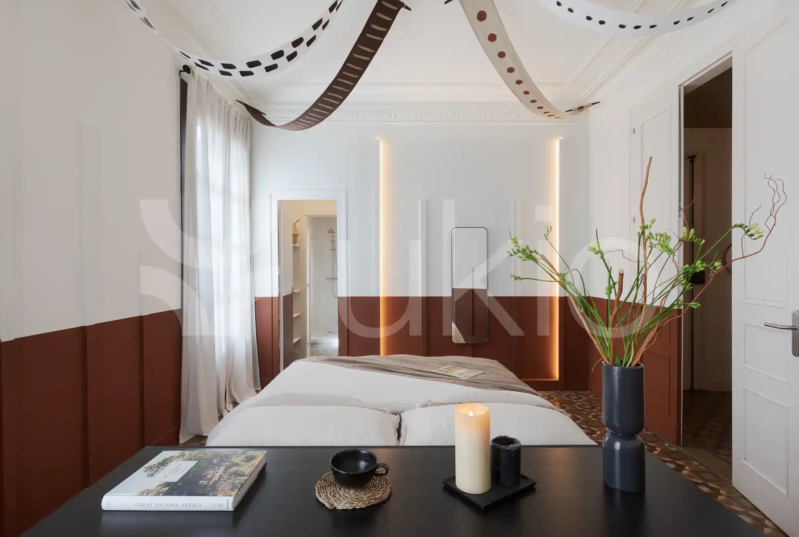 Habitación de Apartamento de alquiler en Barcelona con Aire acondicionado, Calefacción y Amueblado