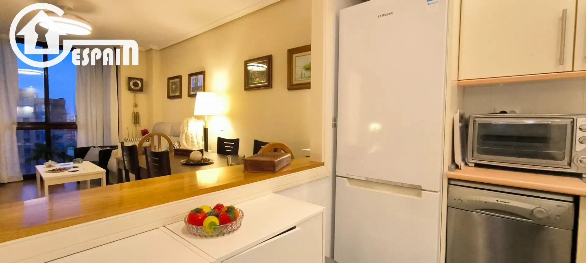 Kitchen of Flat for sale in Madrid  with Air Conditioner, Heating and Private garden