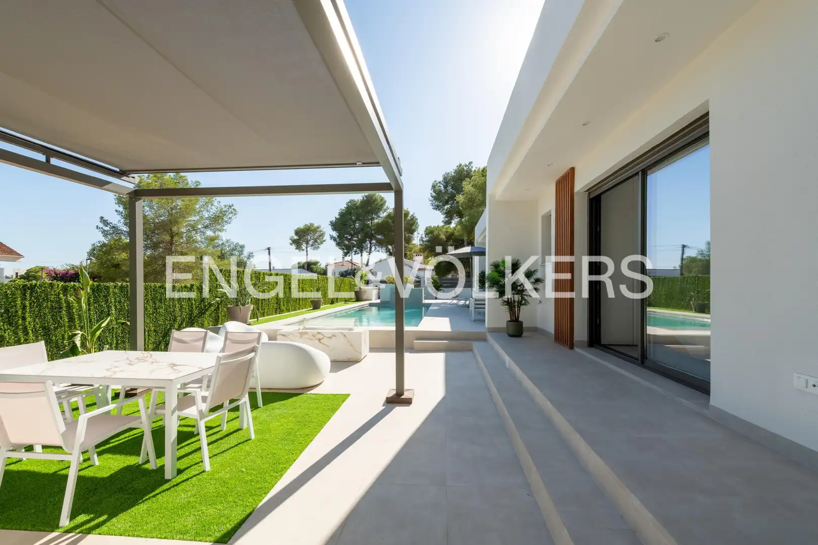 Terraza de Casa o chalet en venta en Pilar de la Horadada con Aire acondicionado, Calefacción y Jardín privado