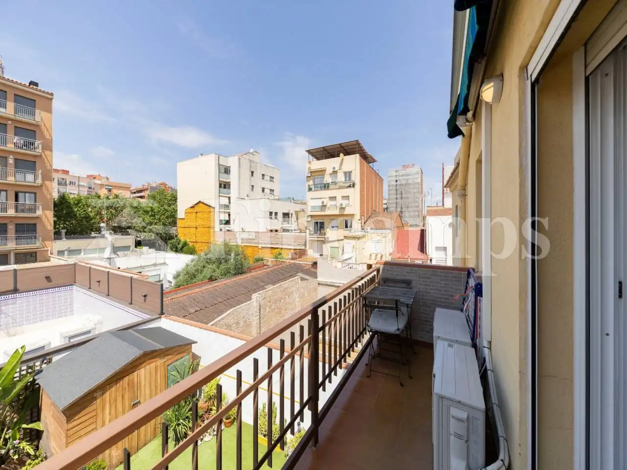 Balcony of Flat for sale in Sabadell  with Air Conditioner, Heating and Parquet flooring