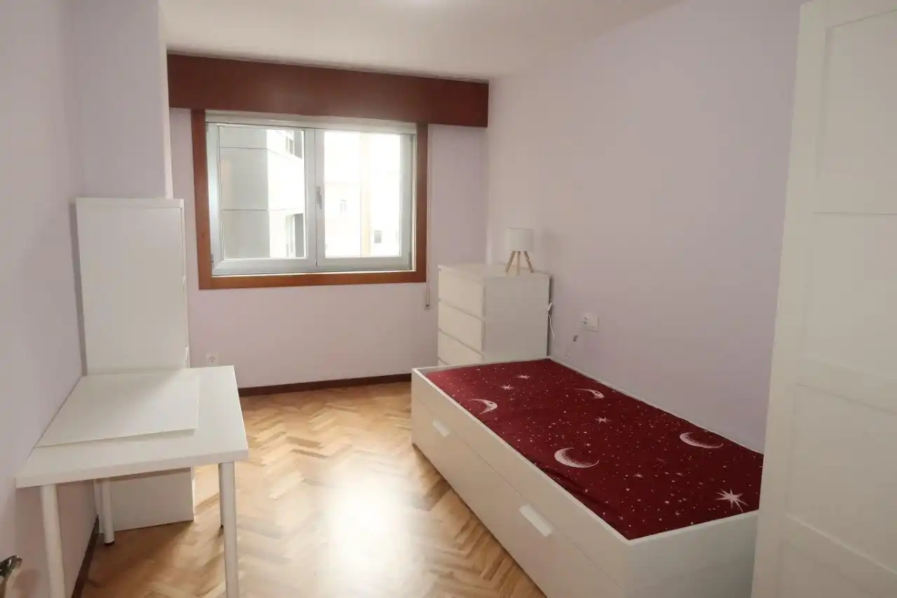 Bedroom of Flat for rent in A Coruña Capital   with Heating and Furnished