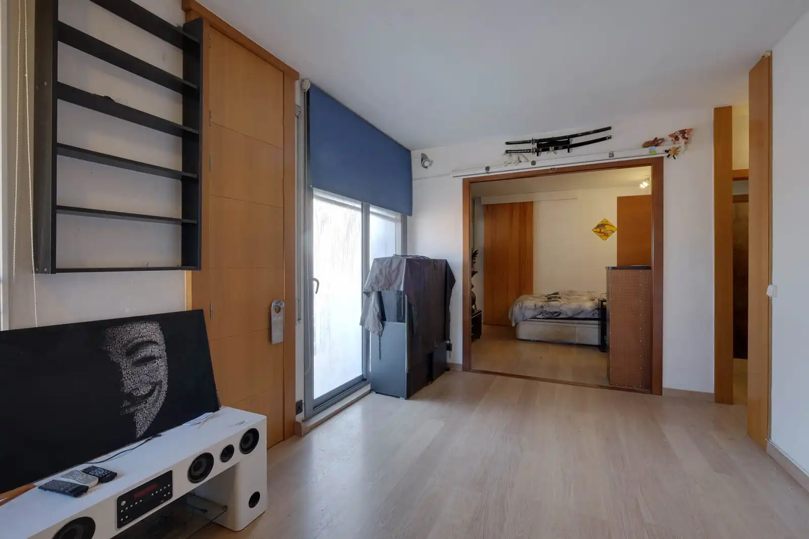 Schlafzimmer von Wohnung zum Verkauf in Barcelona mit Klimaanlage, Heizung und Parkett