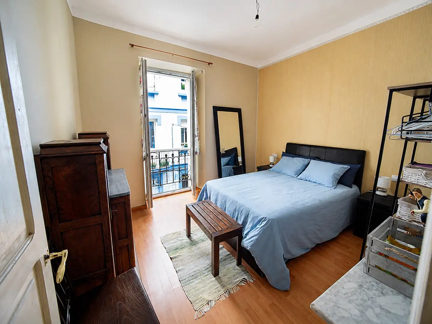 Bedroom of Flat for sale in Cudillero  with Heating, Private garden and Parquet flooring