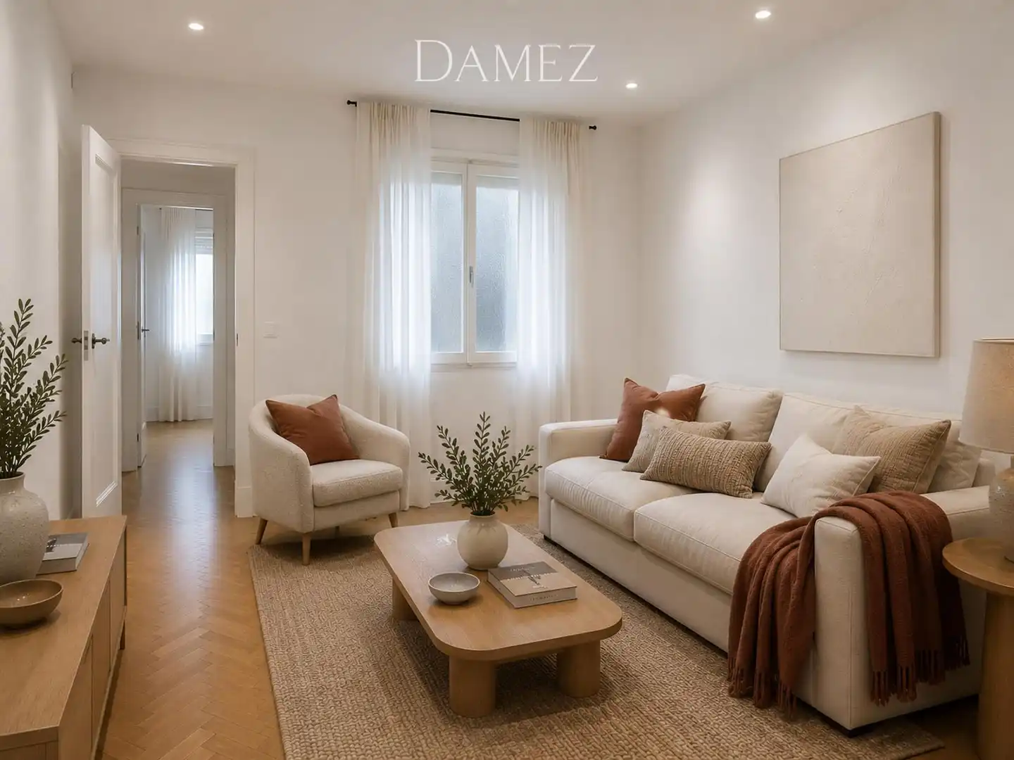 Wohnzimmer von Wohnung zum Verkauf in Madrid mit Heizung