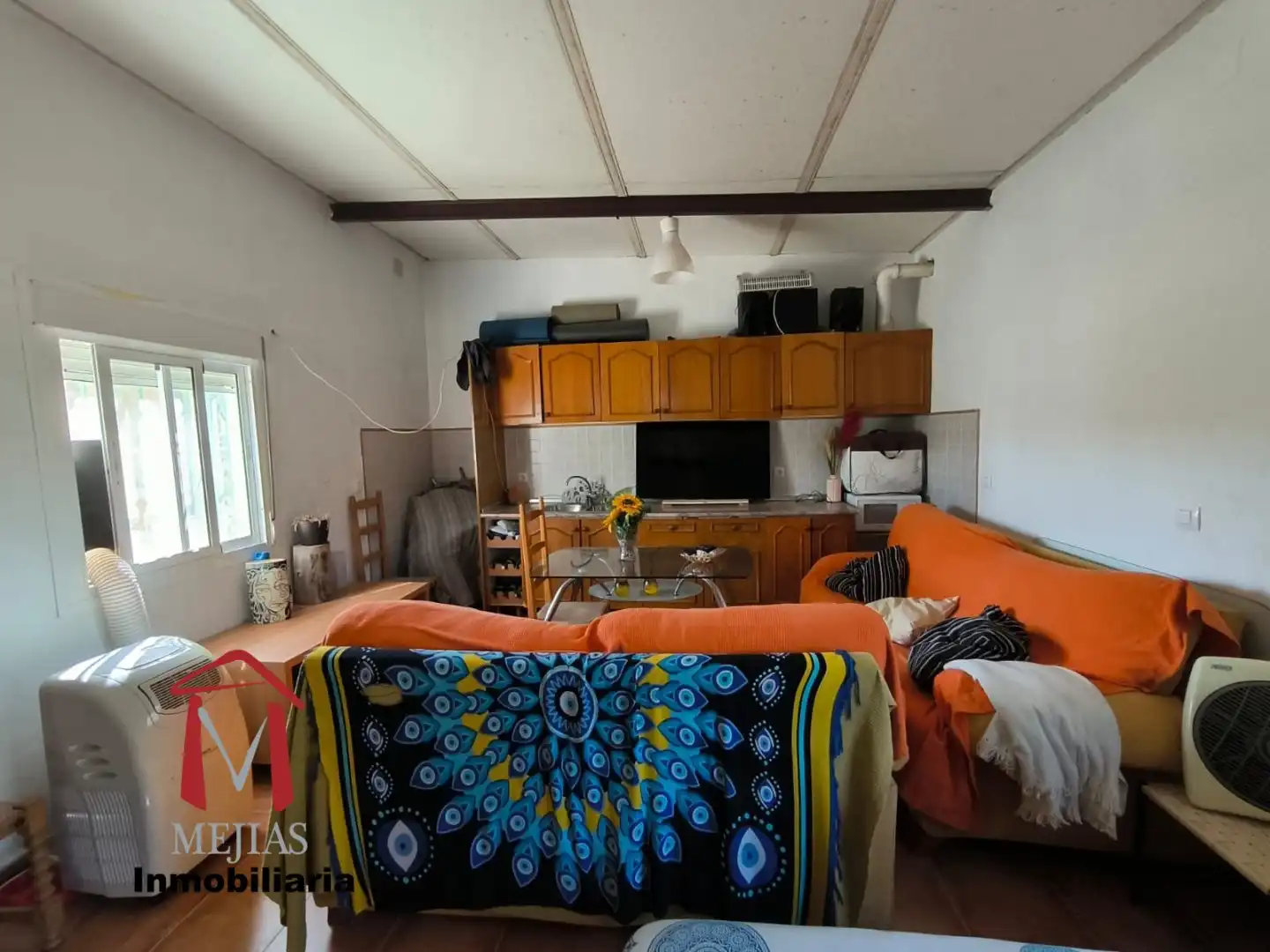 Sala de estar de Finca rústica en venta en Antequera con Trastero y Piscina