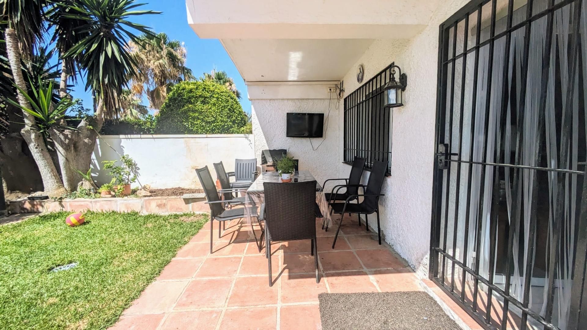 Jardí de Planta baixa de lloguer en Fuengirola amb Aire condicionat, Calefacció i Jardí privat