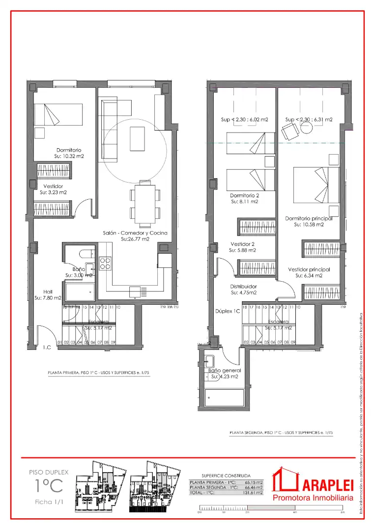 Duplex with terrace for sale in Calle de Terreros