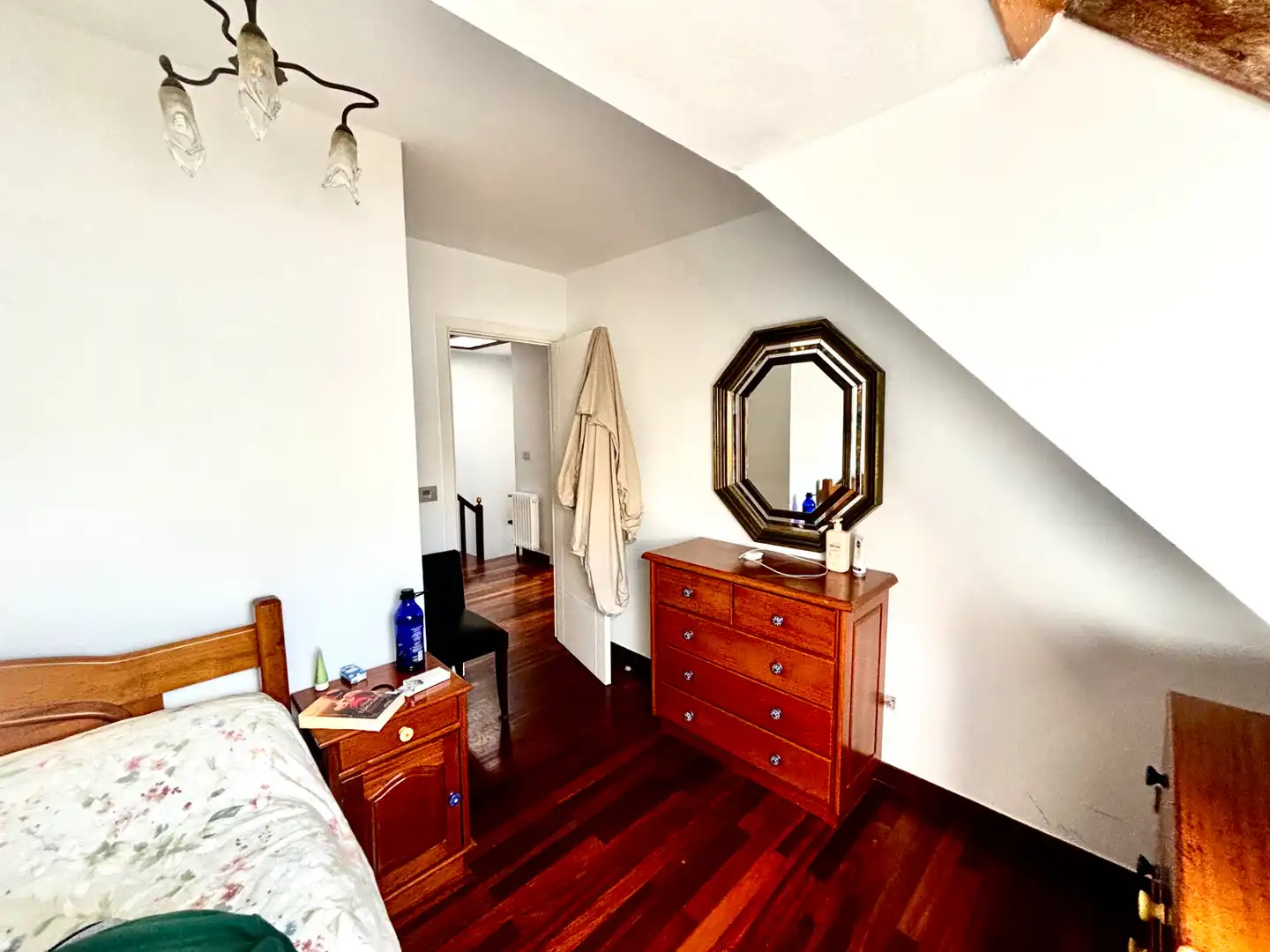 Schlafzimmer von Maisonette zum Verkauf in Lugo mit Heizung, Parkett und Terrasse