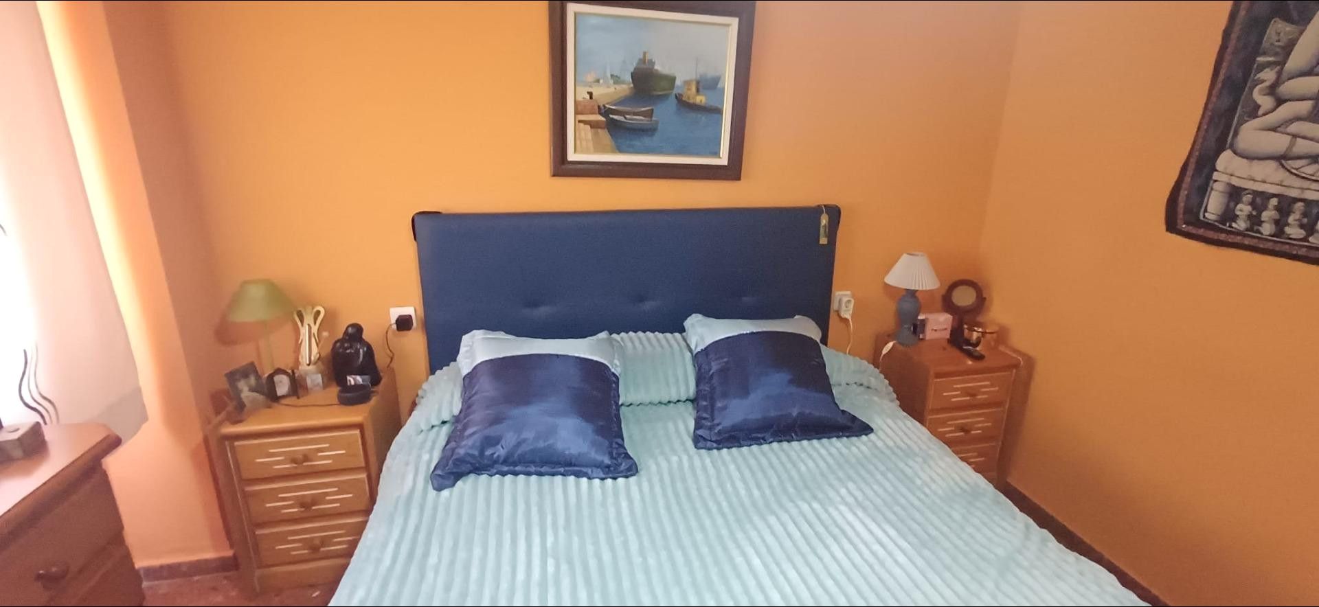 Bedroom of Flat for sale in Málaga Capital  with Air Conditioner and Balcony