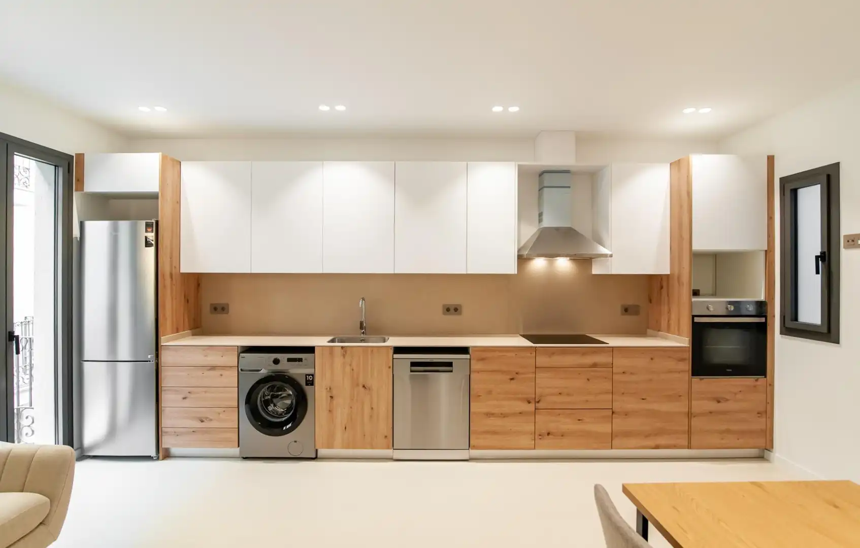 Küche von Wohnung zur Miete in Vilafranca del Penedès mit Klimaanlage, Heizung und Möbliert