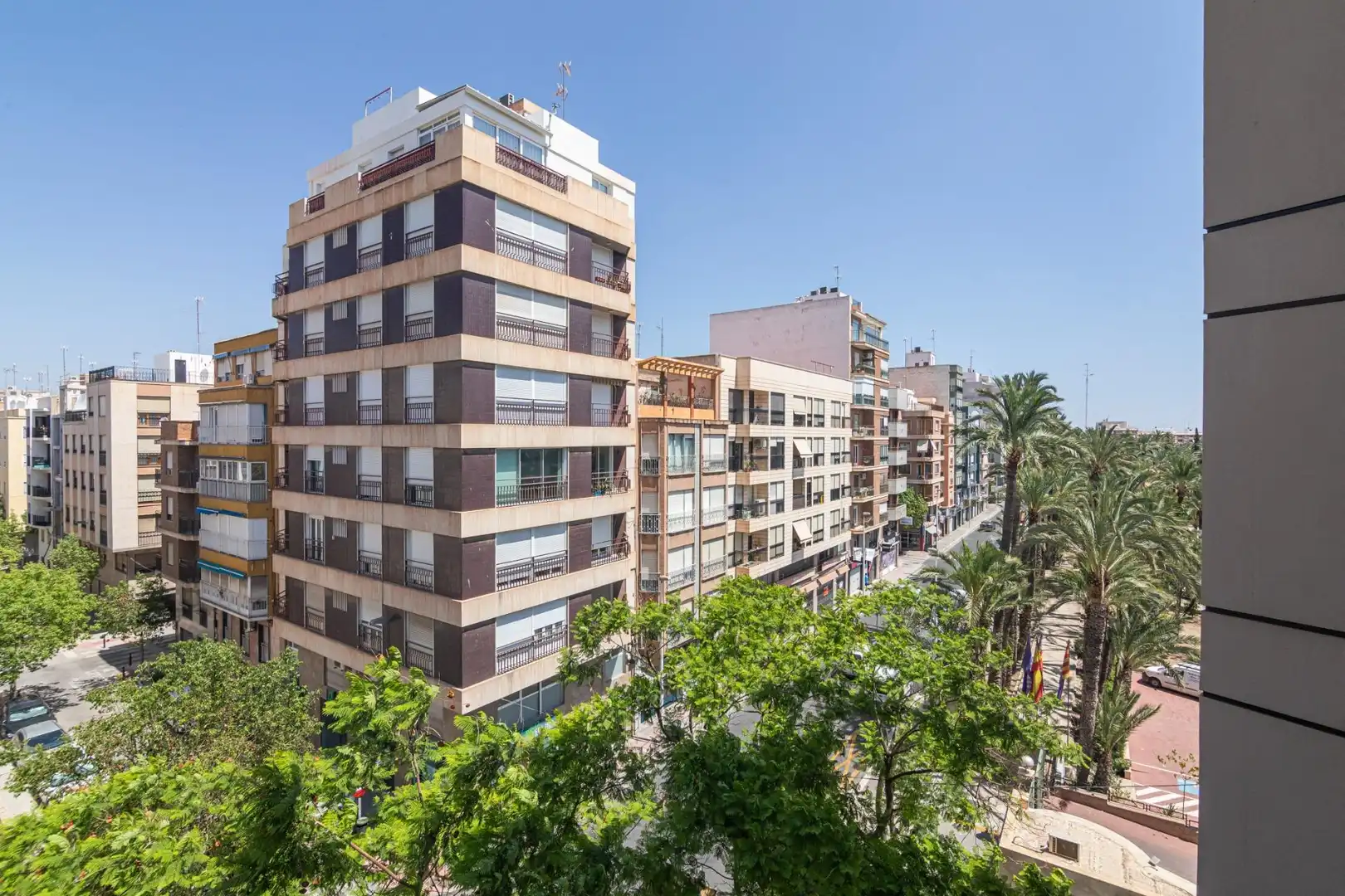 Vista exterior de Piso en venta en Elche / Elx con Aire acondicionado, Calefacción y Balcón