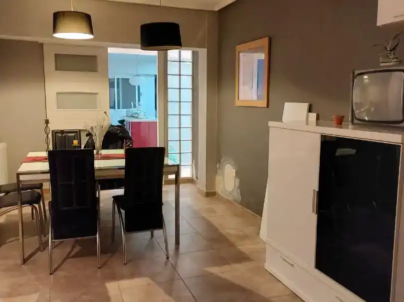 Dining room of Flat for rent in  Valencia Capital  with Air Conditioner and Balcony