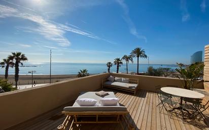 Terrace of Attic for sale in  Barcelona Capital  with Air Conditioner, Heating and Parquet flooring