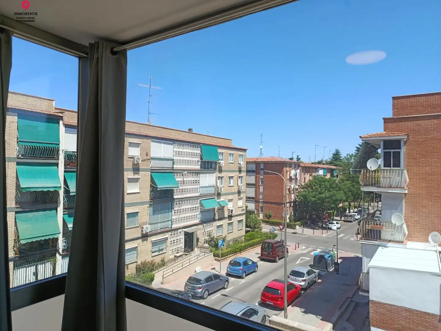 Außenansicht von Wohnungen zur Miete in Madrid mit Klimaanlage, Heizung und Parkett
