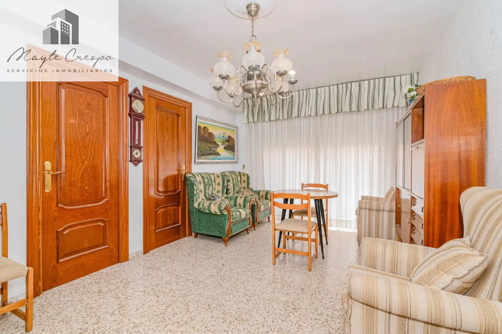 Sala de estar de Piso en venta en Granada con Aire acondicionado y Balcón