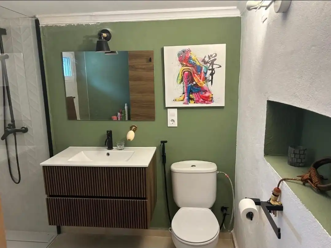 Bathroom of Houses for sale in Dénia  with Air Conditioner, Private garden and Terrace