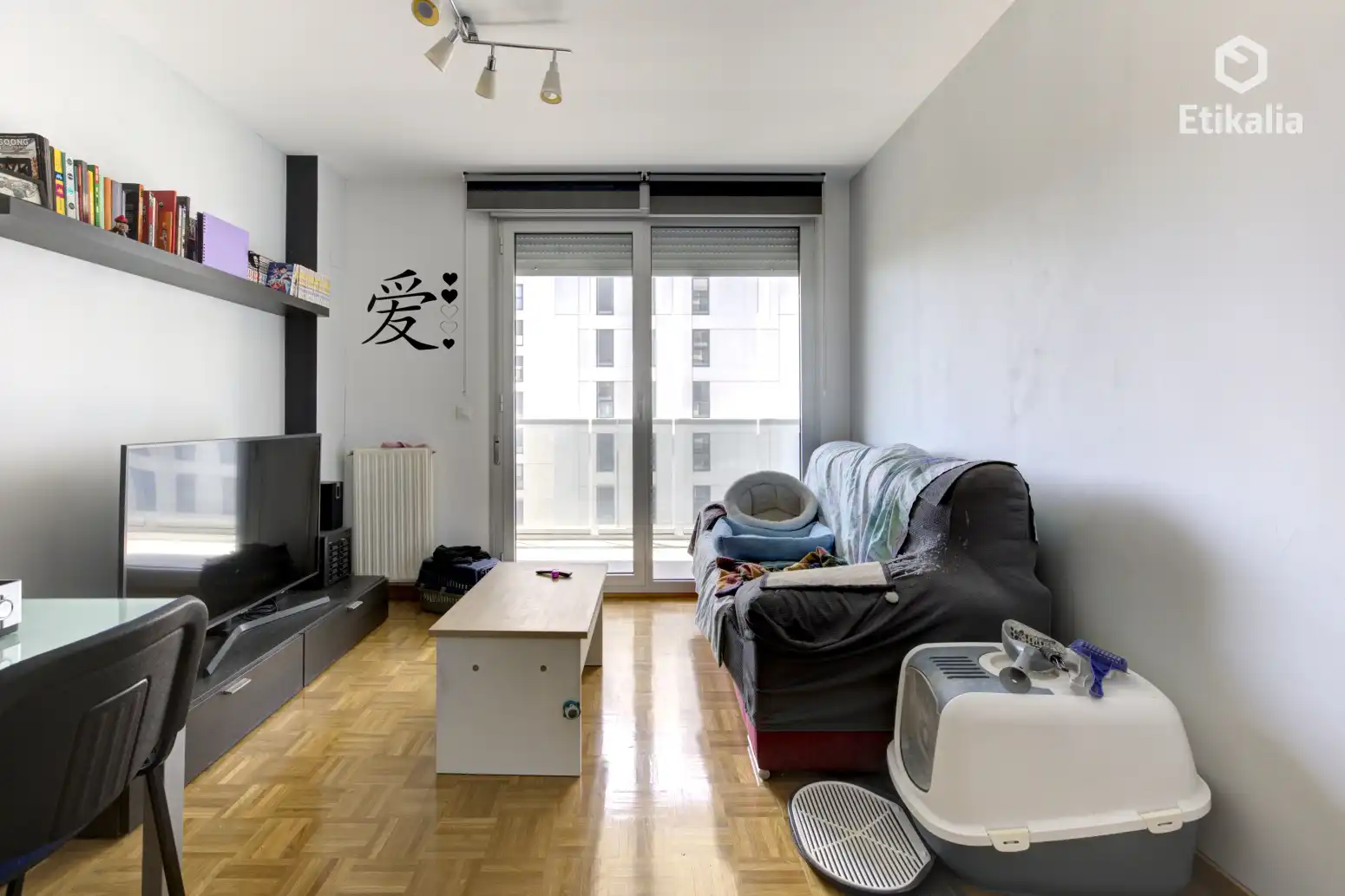 Sala de estar de Piso en venta en Vitoria - Gasteiz con Calefacción, Terraza y Trastero