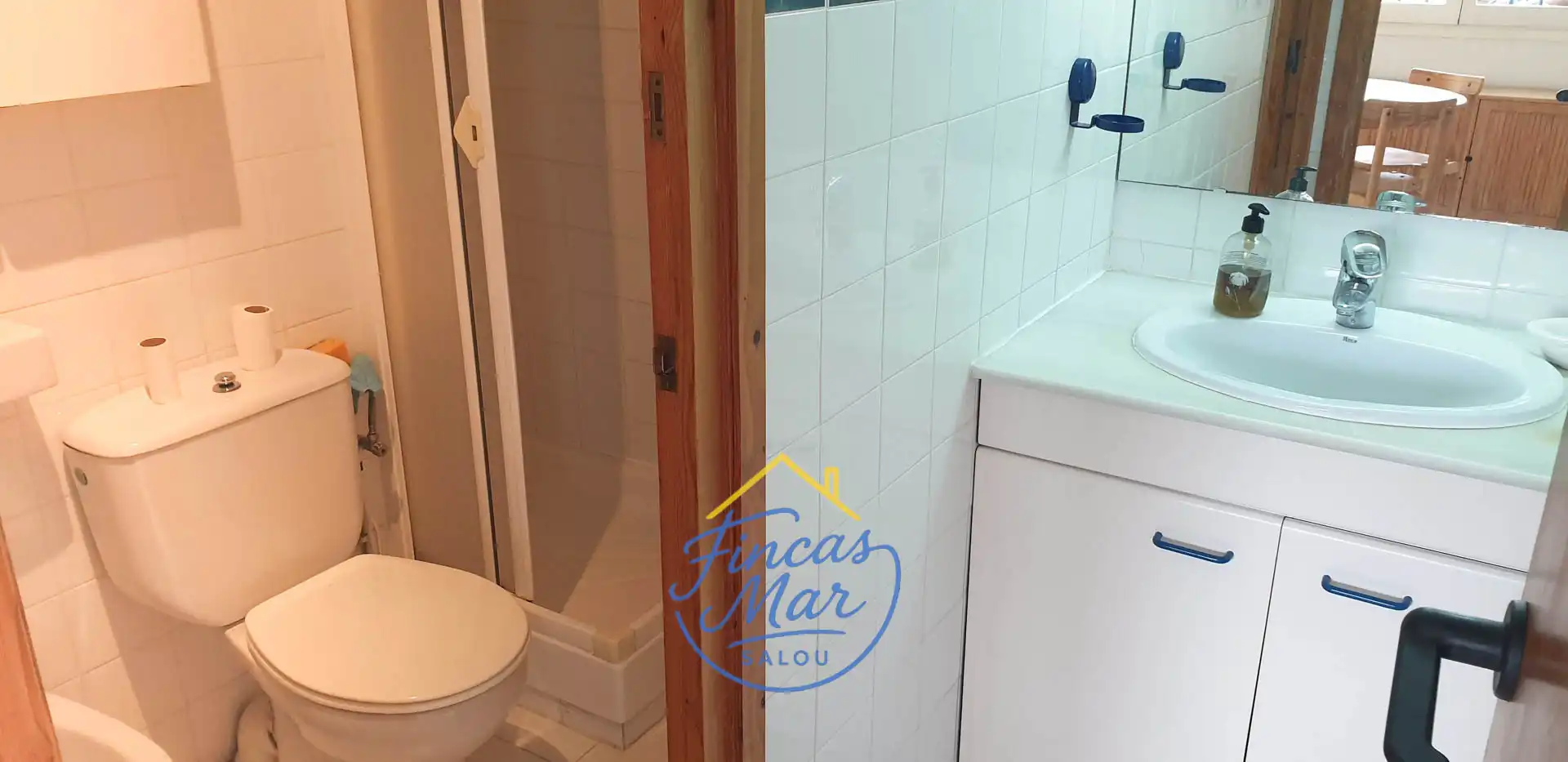 Badezimmer von Wohnung zum Verkauf in Salou mit Möbliert