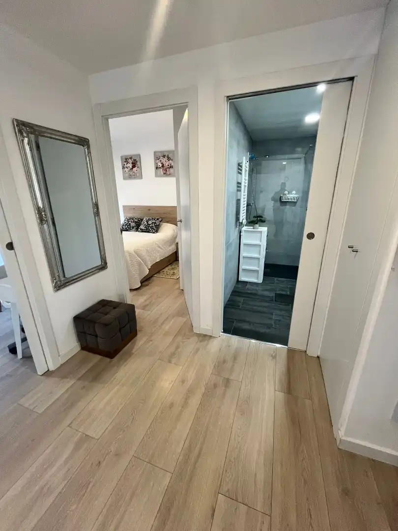 Bedroom of Flat for sale in Cubelles  with Air Conditioner, Parquet flooring and Terrace