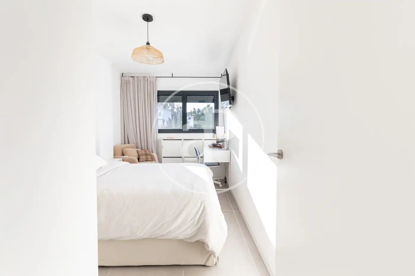Bedroom of Flat for rent in Cerdanyola del Vallès  with Air Conditioner, Heating and Terrace